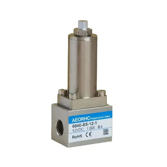 6000 Series Stainless Steel High Presision High Stability Gas Proportional Solenoid Valve